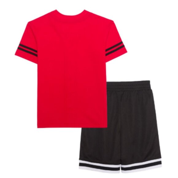 NWT Spiderman Big Boys Baseball Graphic Tee Set - Red/Black - Picture 3 of 4